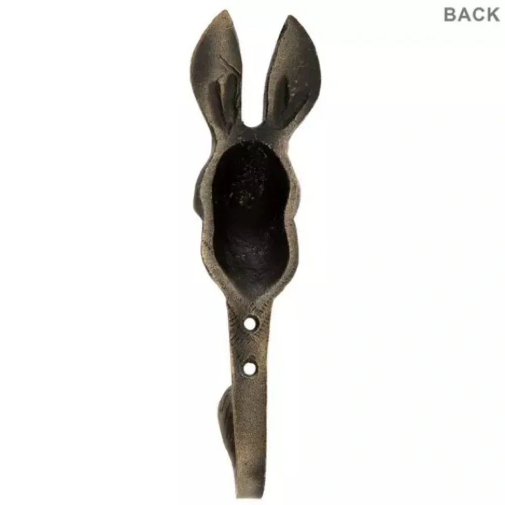 (2) Rabbit Metal Wall Hook